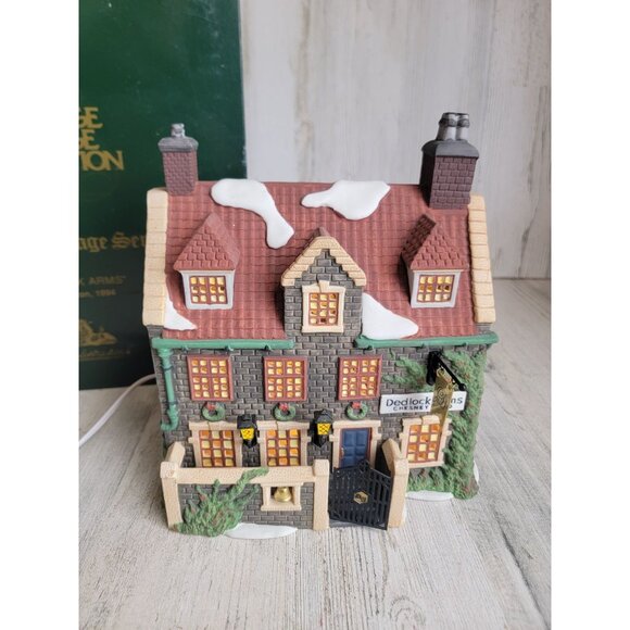 Dept 56 Dedlock arms 3rd edition 1994 heritage village accessory xmas - Picture 1 of 8